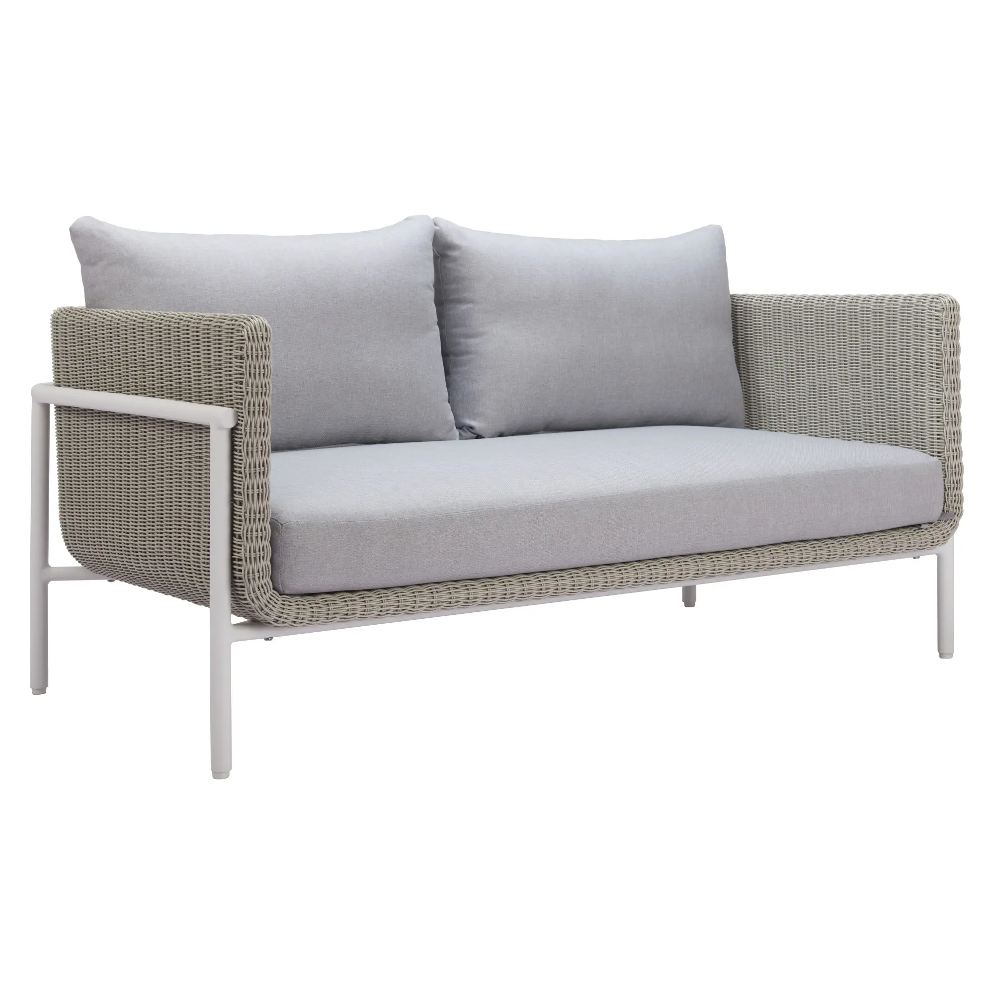 Fjord Gray Outdoor Loveseat-3