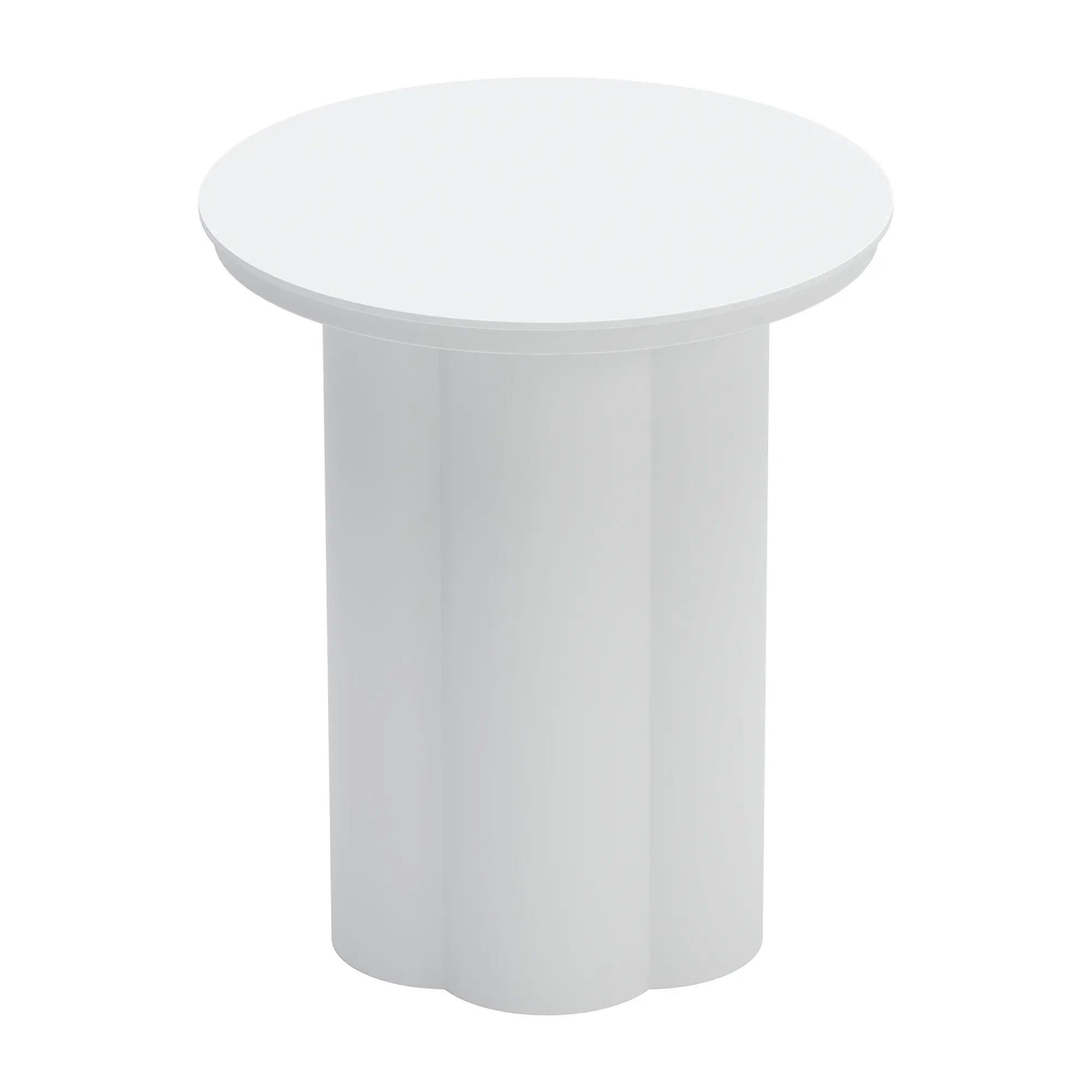 Kona White Outdoor Side Table-3