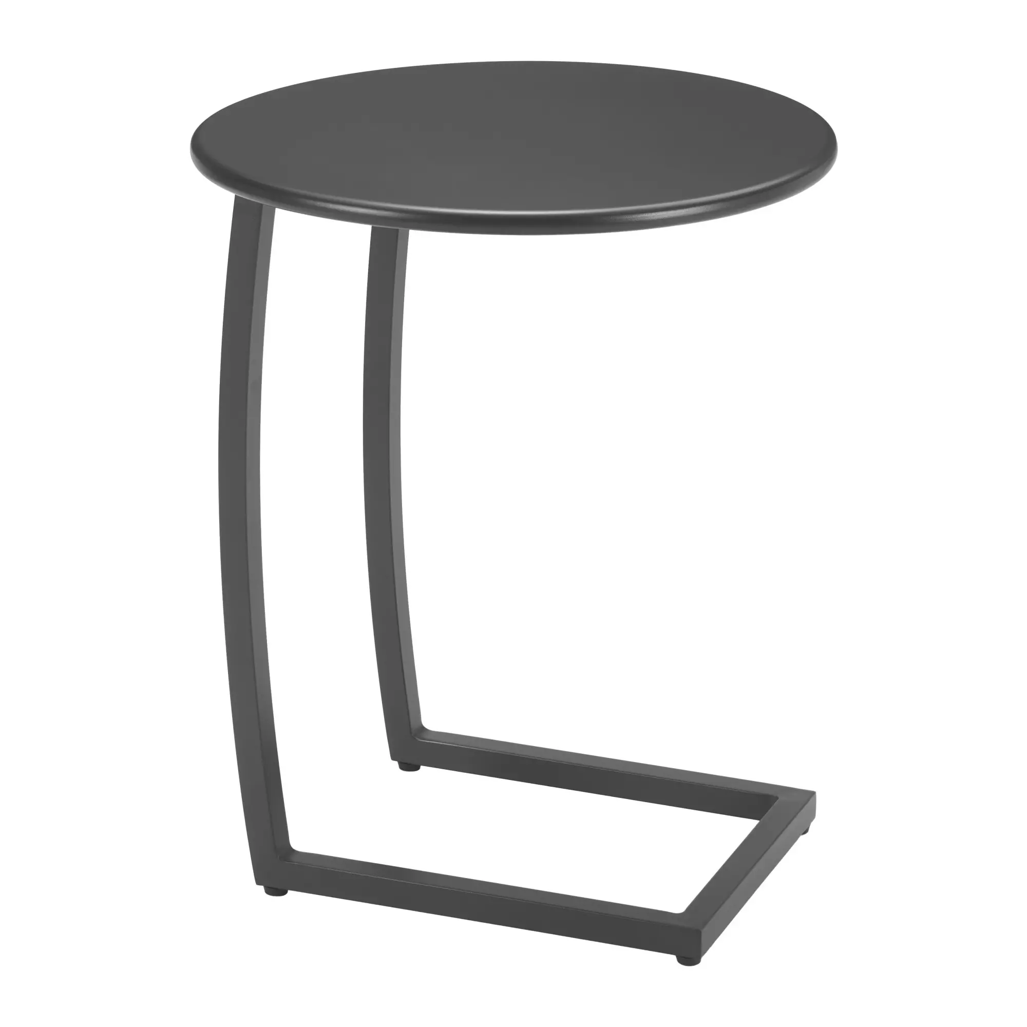 Nordic Black Outdoor End Table-6