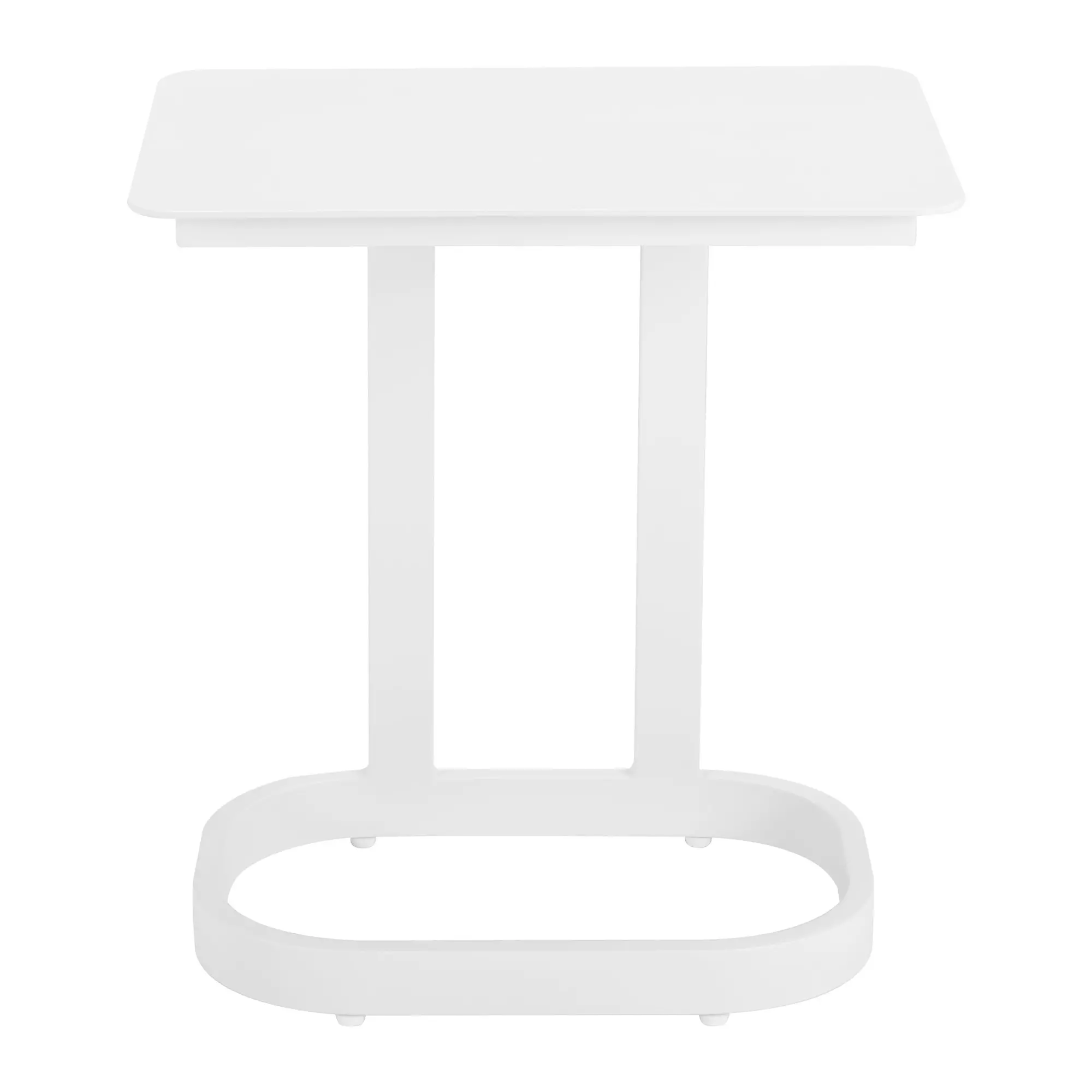 Flint White Outdoor End Table-4