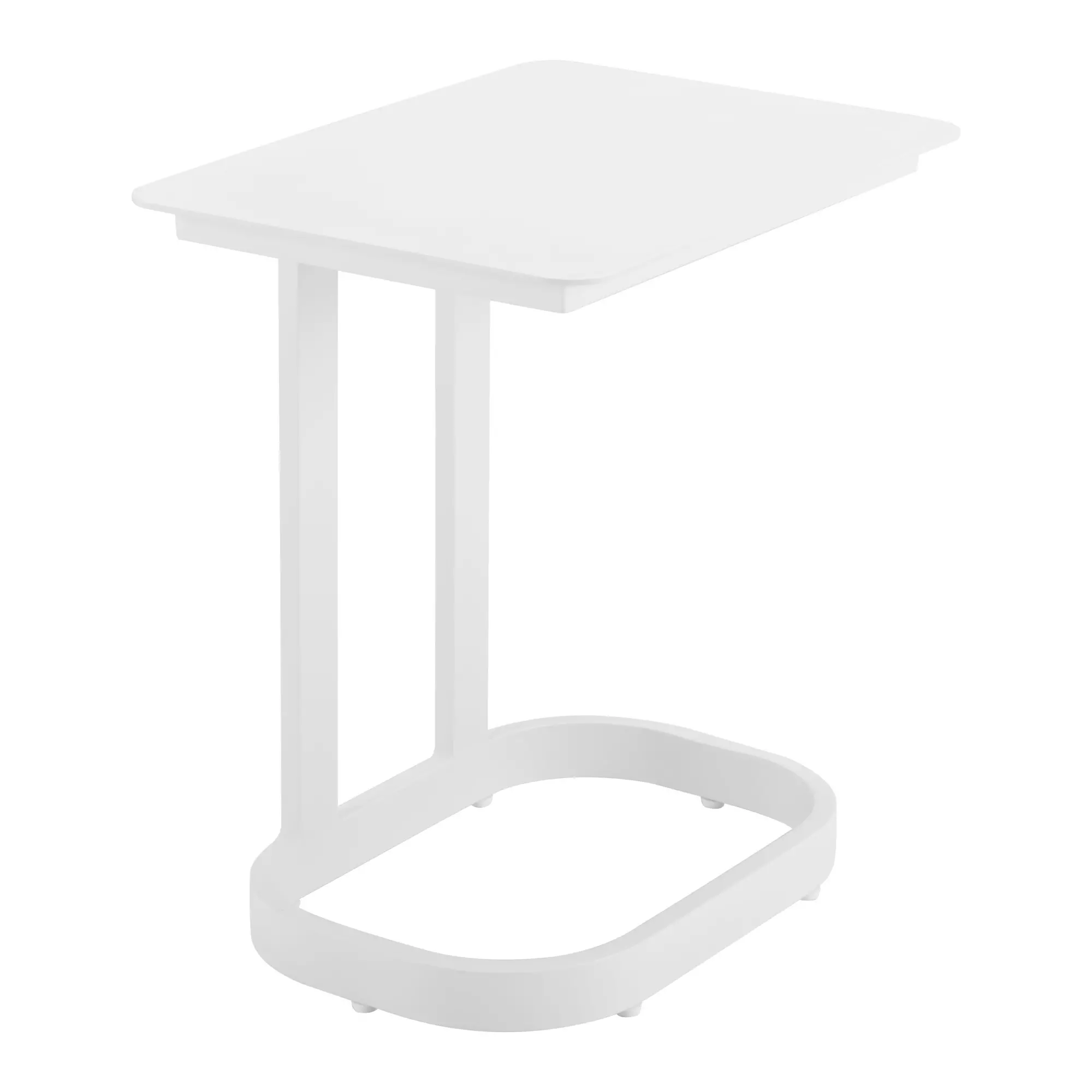 Flint White Outdoor End Table-5