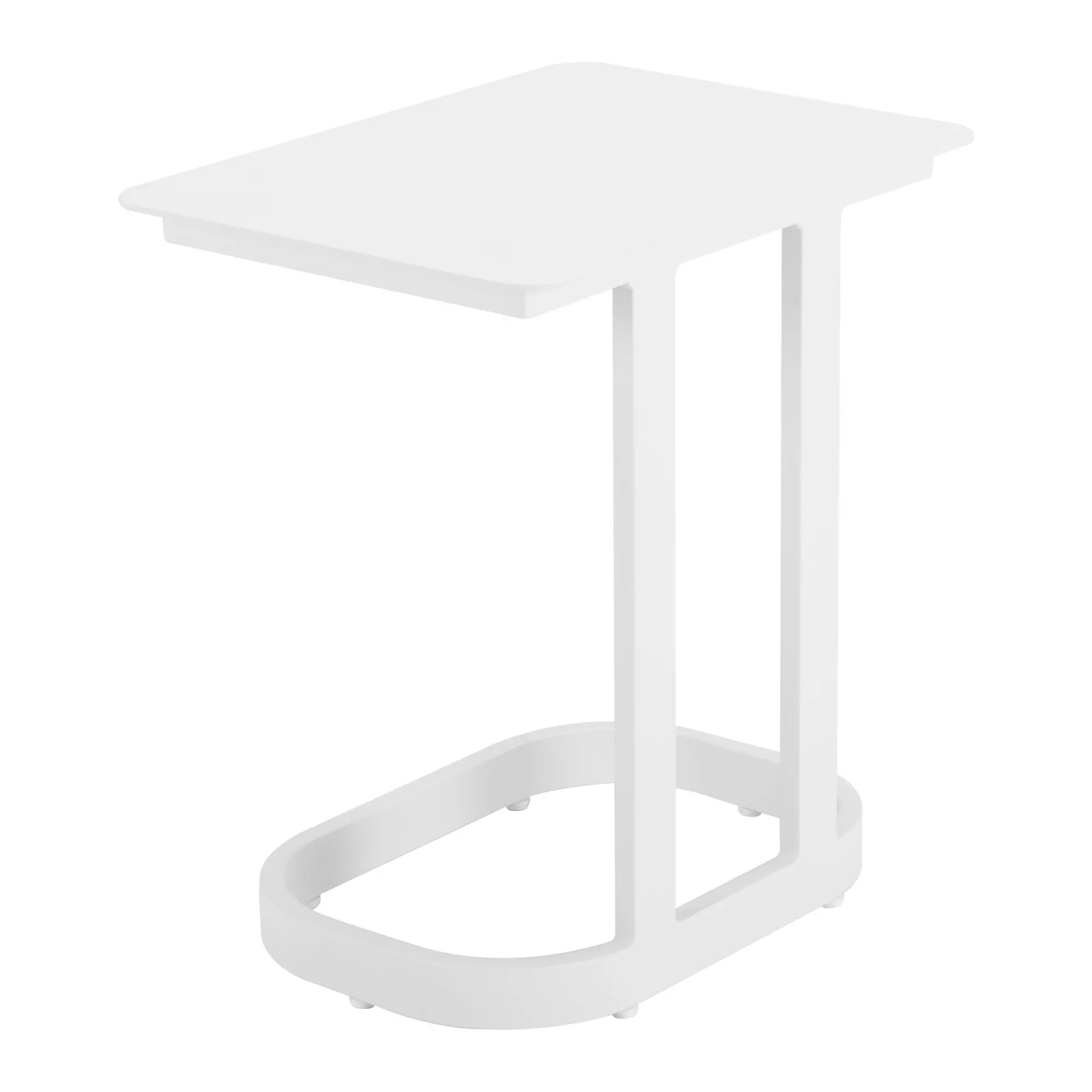 Flint White Outdoor End Table-7
