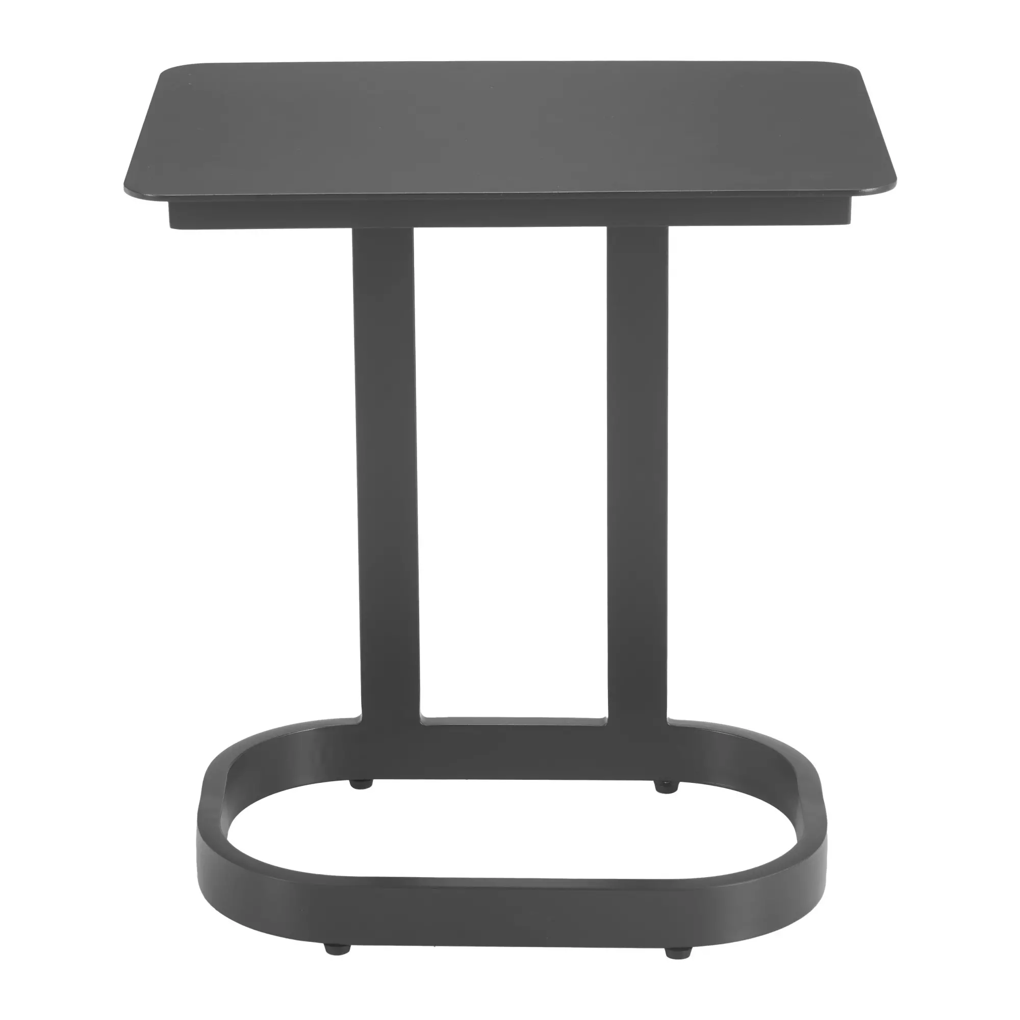 Flint Black Outdoor End Table-6