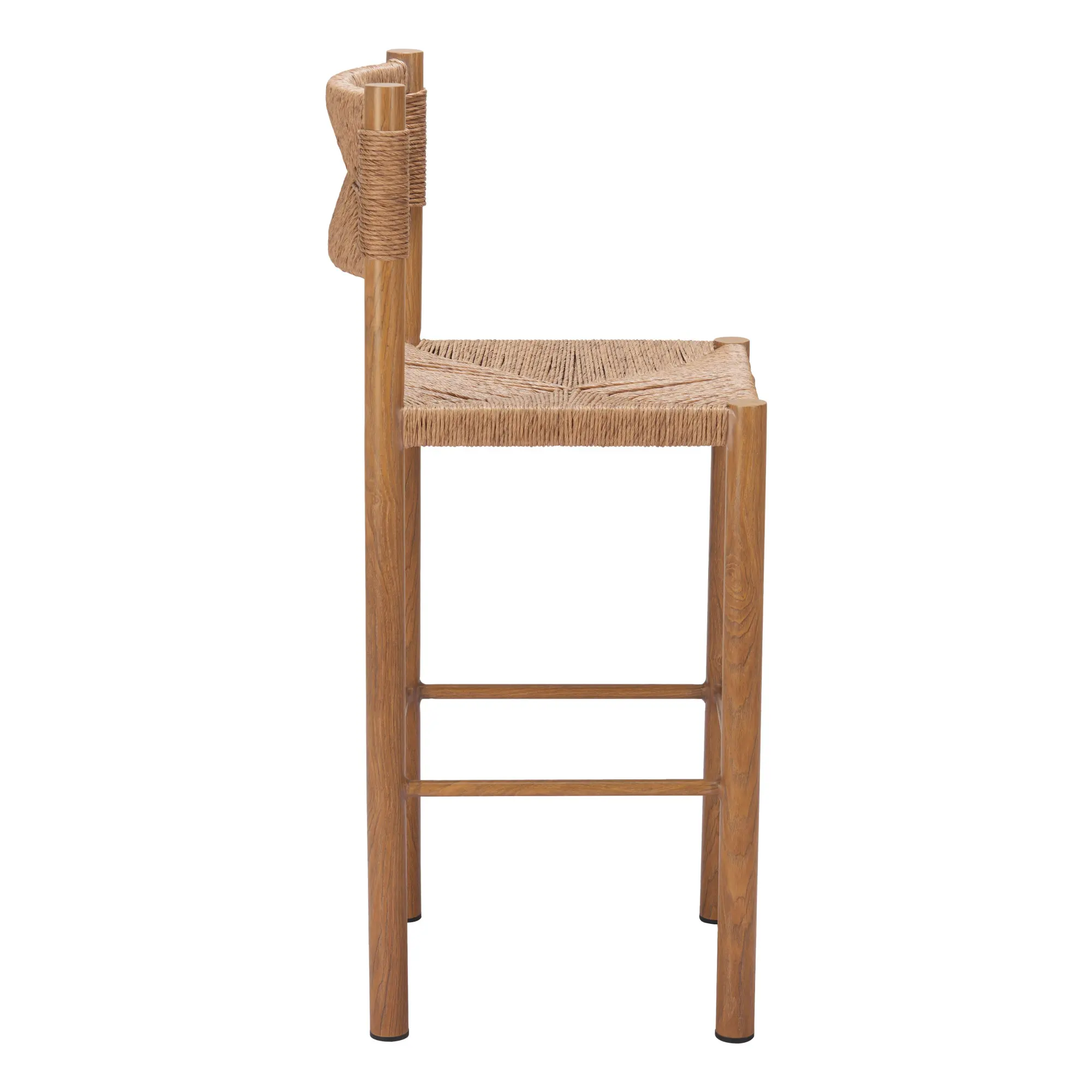 Ives Natural Brown Outdoor Barstools, Set of 2-7
