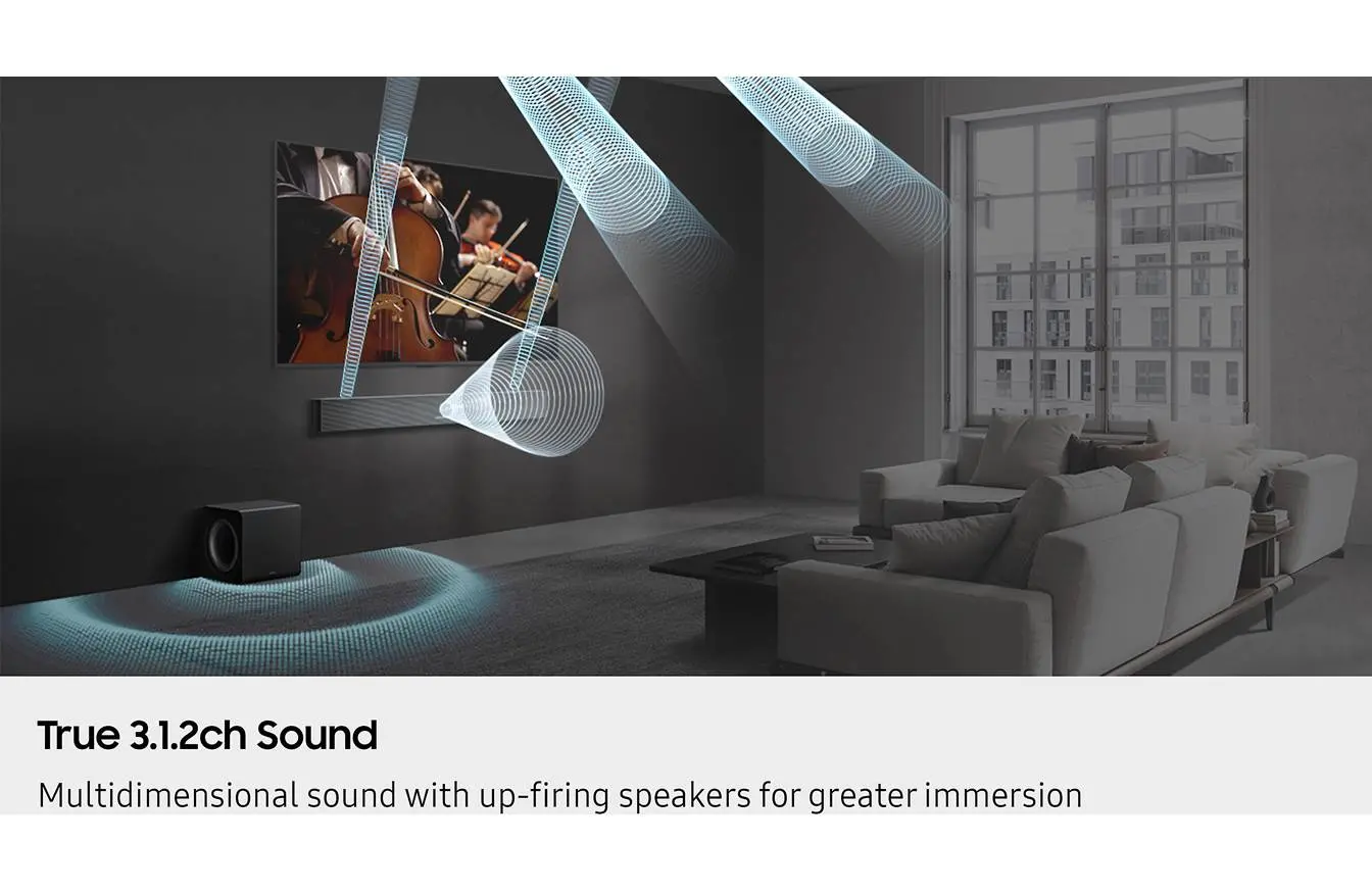 HW-QS700F/ZA Samsung HW-QS700F 3.1.2-Channel Dolby Atmos Soundbar System-9