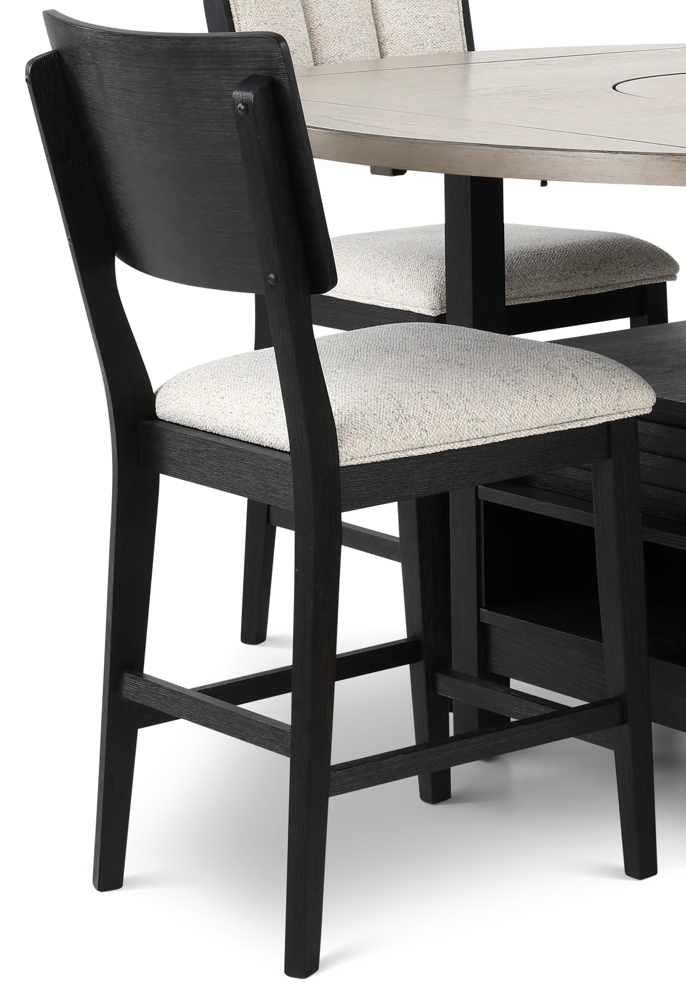 Cline Two-Tone Gray Counter Height 5 Piece Dining Set-5