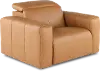 Airy Antelope Brown Power Recliner