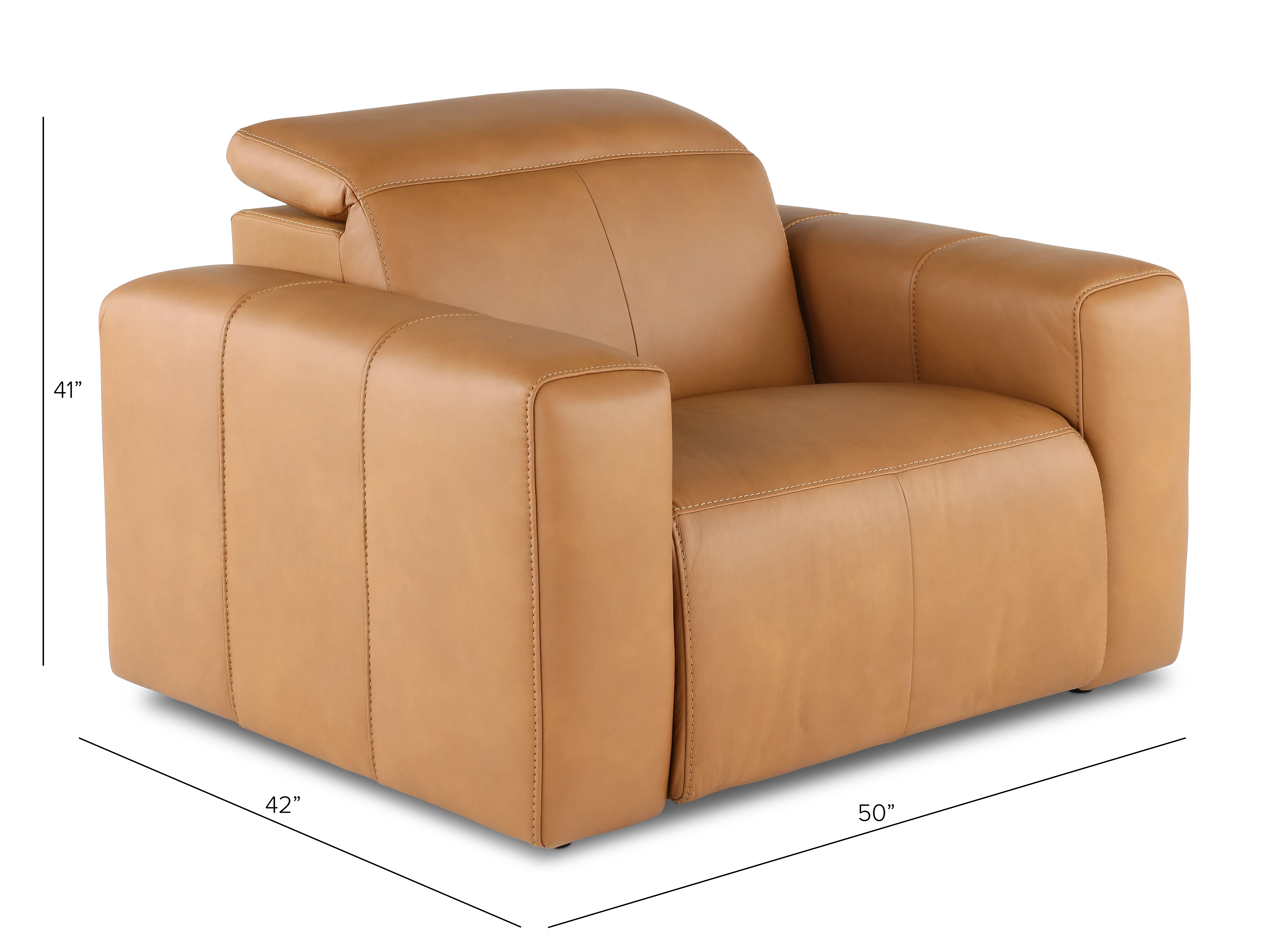 Airy Antelope Brown Power Recliner-3