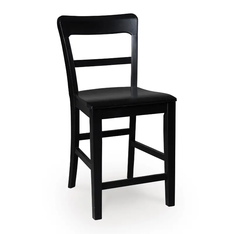 Turris Black Counter Height Stool