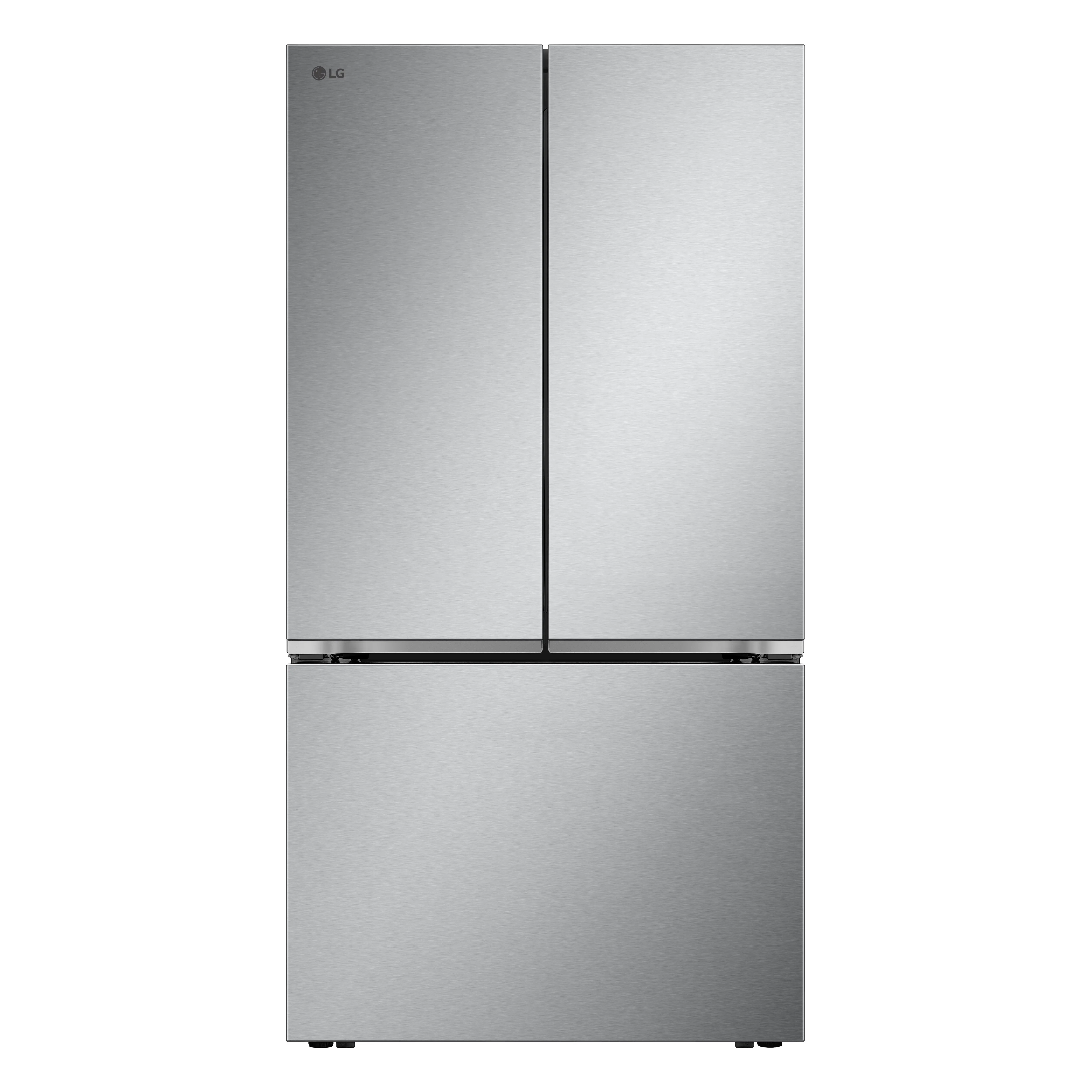 LF25Z6211S LG 25 Cu Ft Zero Clearance French Door Refrigerator - Counter Depth Stainless Steel-1