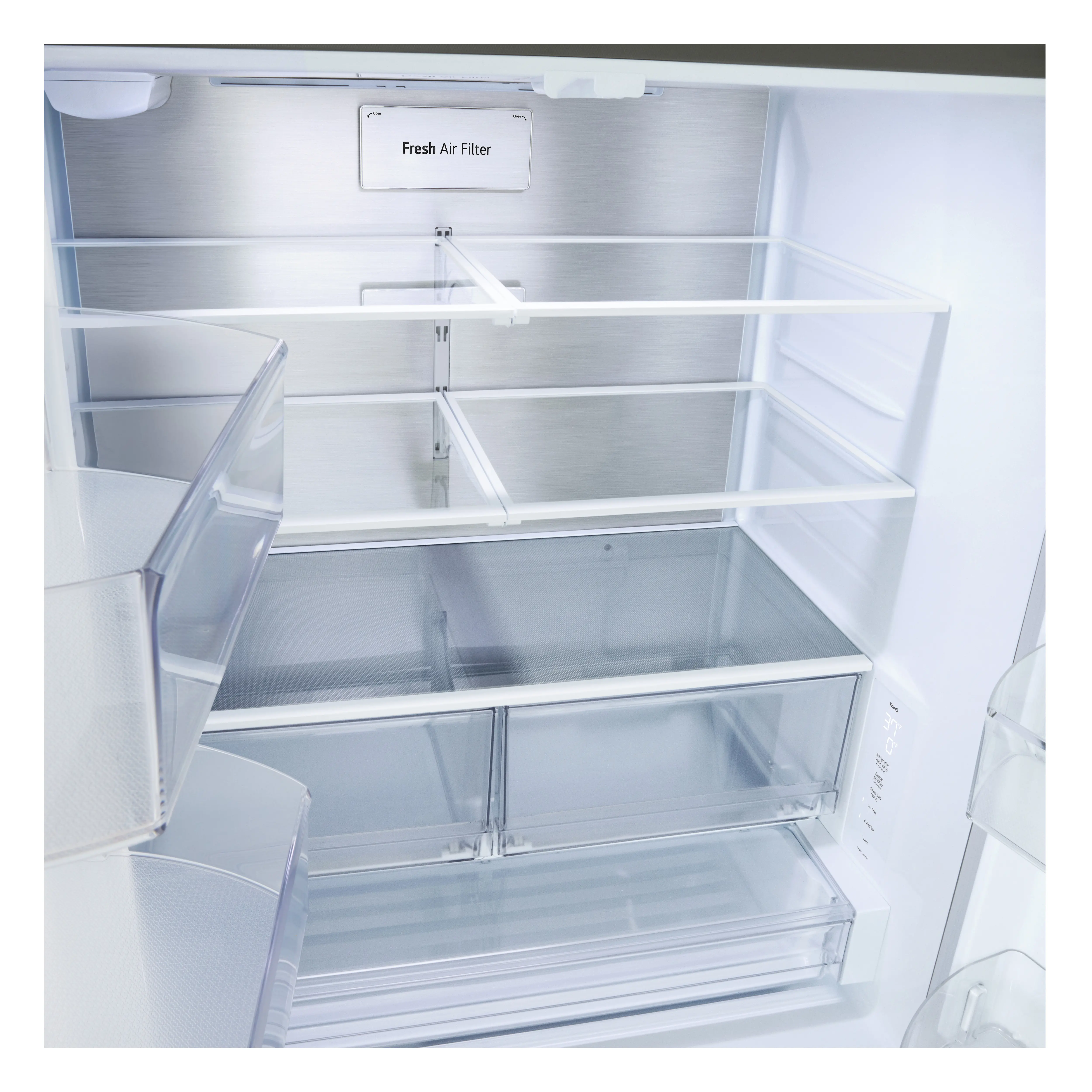 LF25Z6211S LG 25 Cu Ft Zero Clearance French Door Refrigerator - Counter Depth Stainless Steel-7