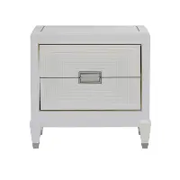 Gallia White Nightstand