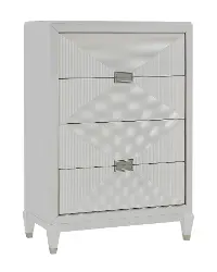 Gallia White Chest of Drawers