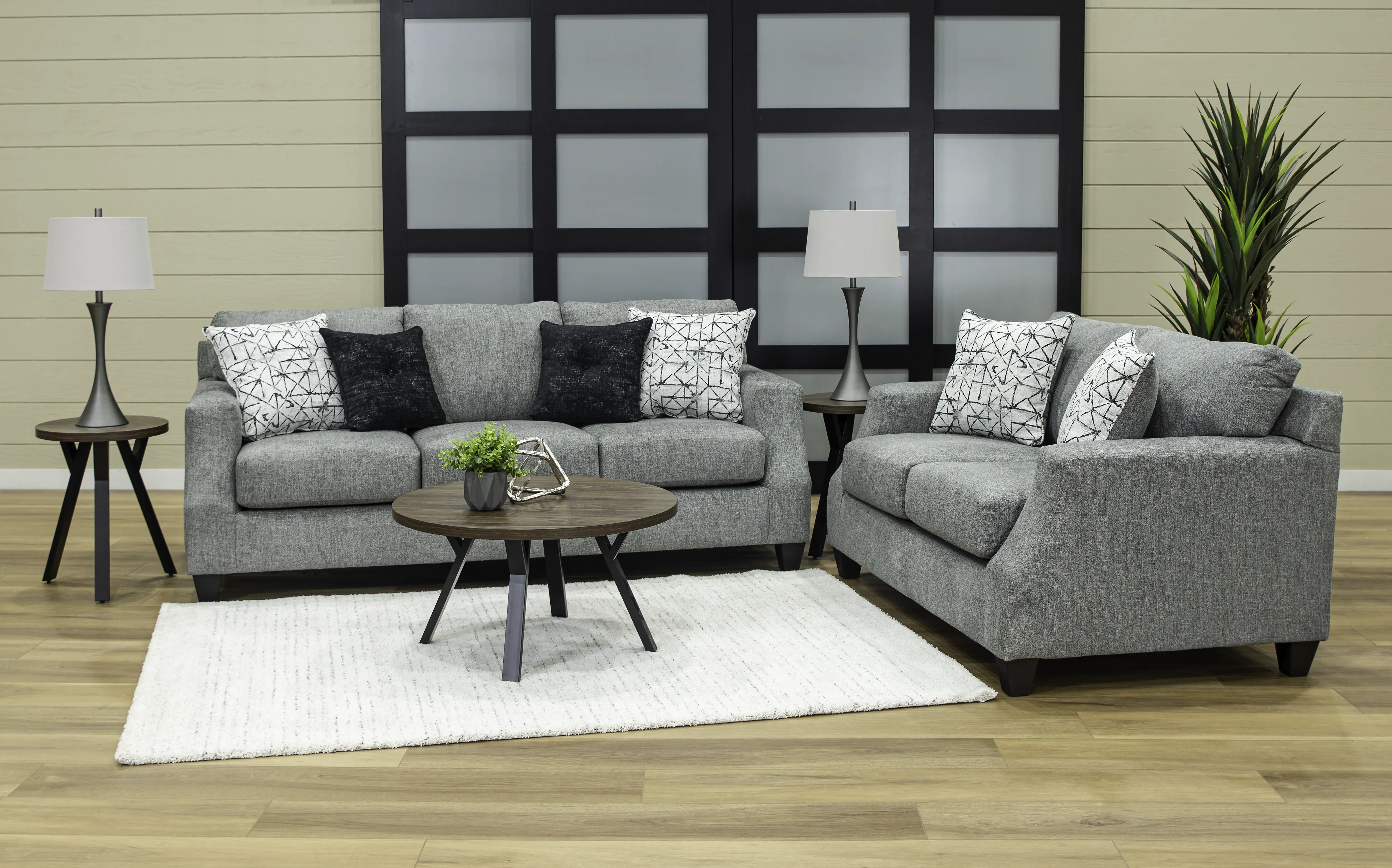 Declan Stone Gray Sofa-2