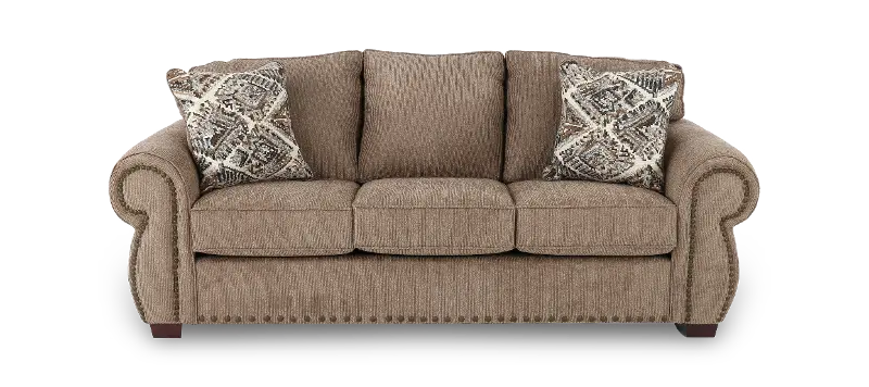 Southport Sherry Bark Brown Sofa