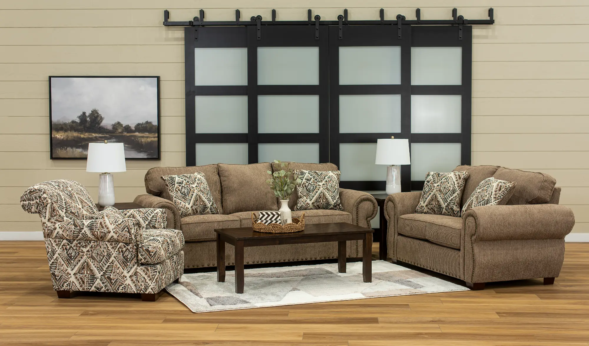 Southport Sherry Bark Brown Sofa | RC Willey