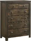 Bayview Rustic Brown Chest of Drawers