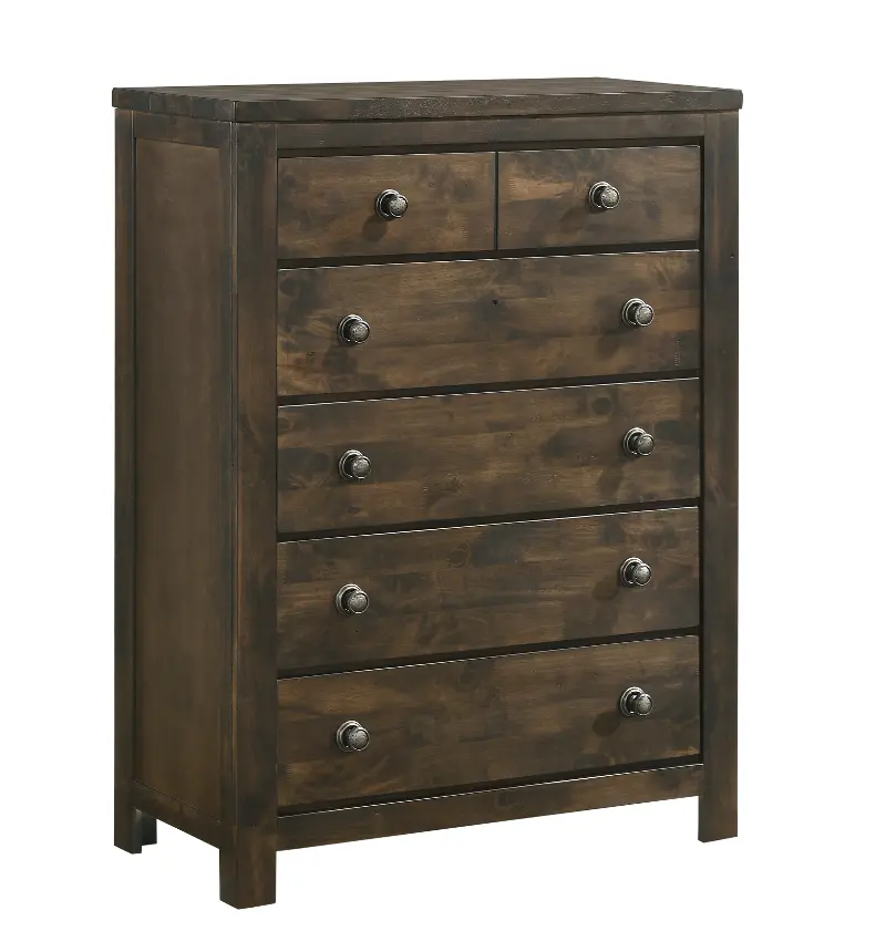 Bayview Rustic Brown Chest of Drawers