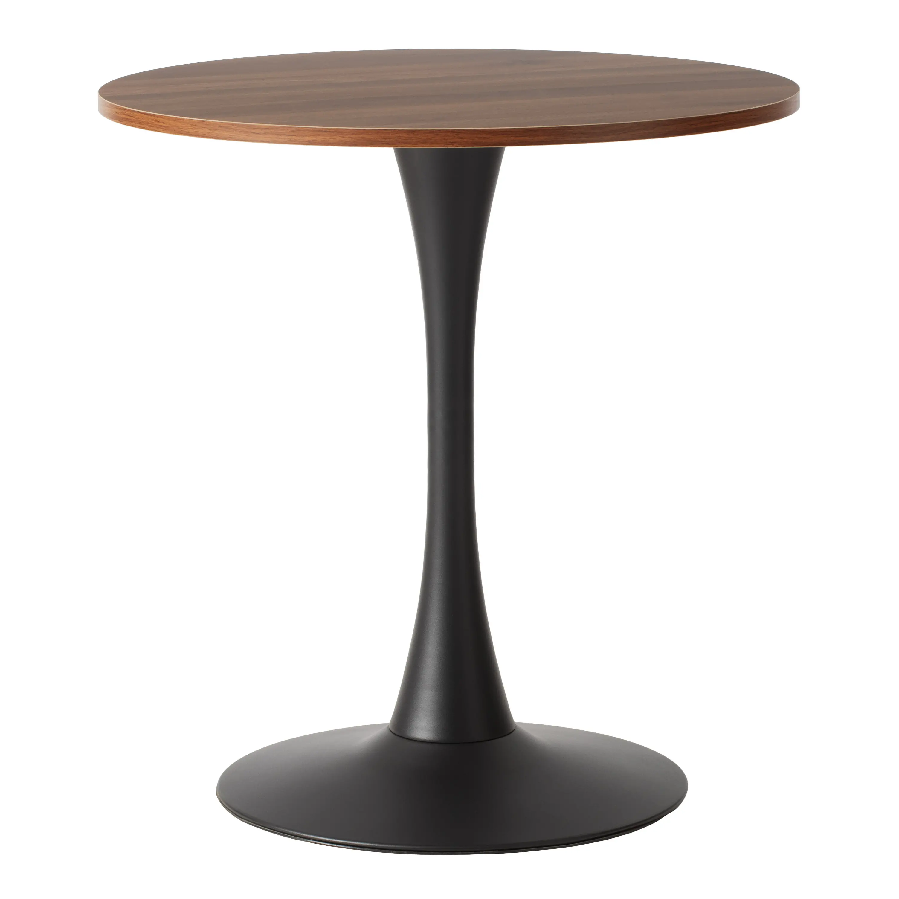 Ivo Brown Wood 28  Round Bistro Table-1