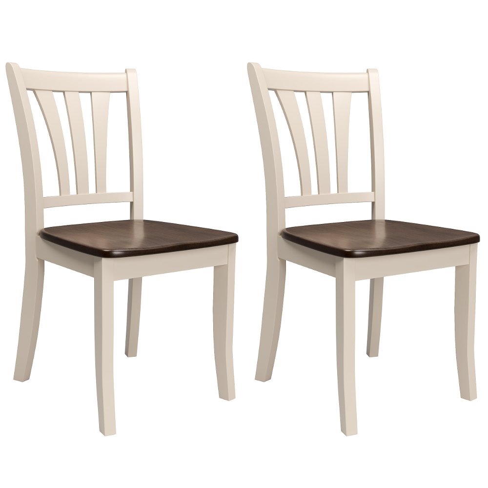Dillon Cream Wood Dining Chairs Set of 2