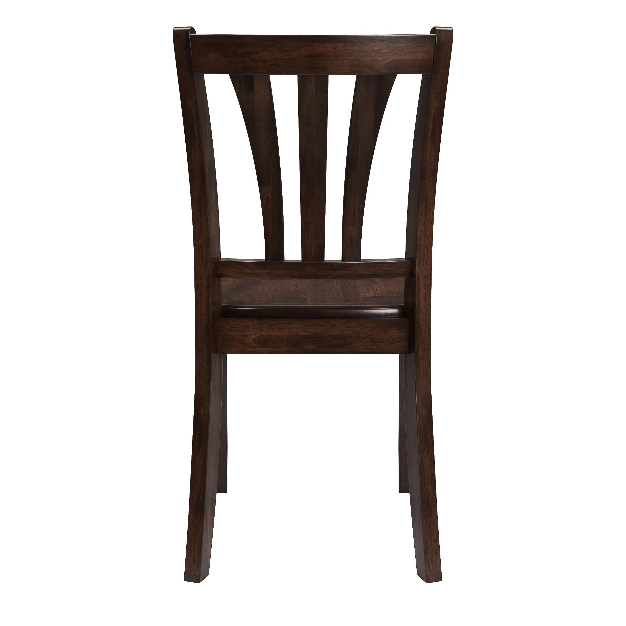 Dillon Dark Brown Wood Dining Chairs, Set of 2-7