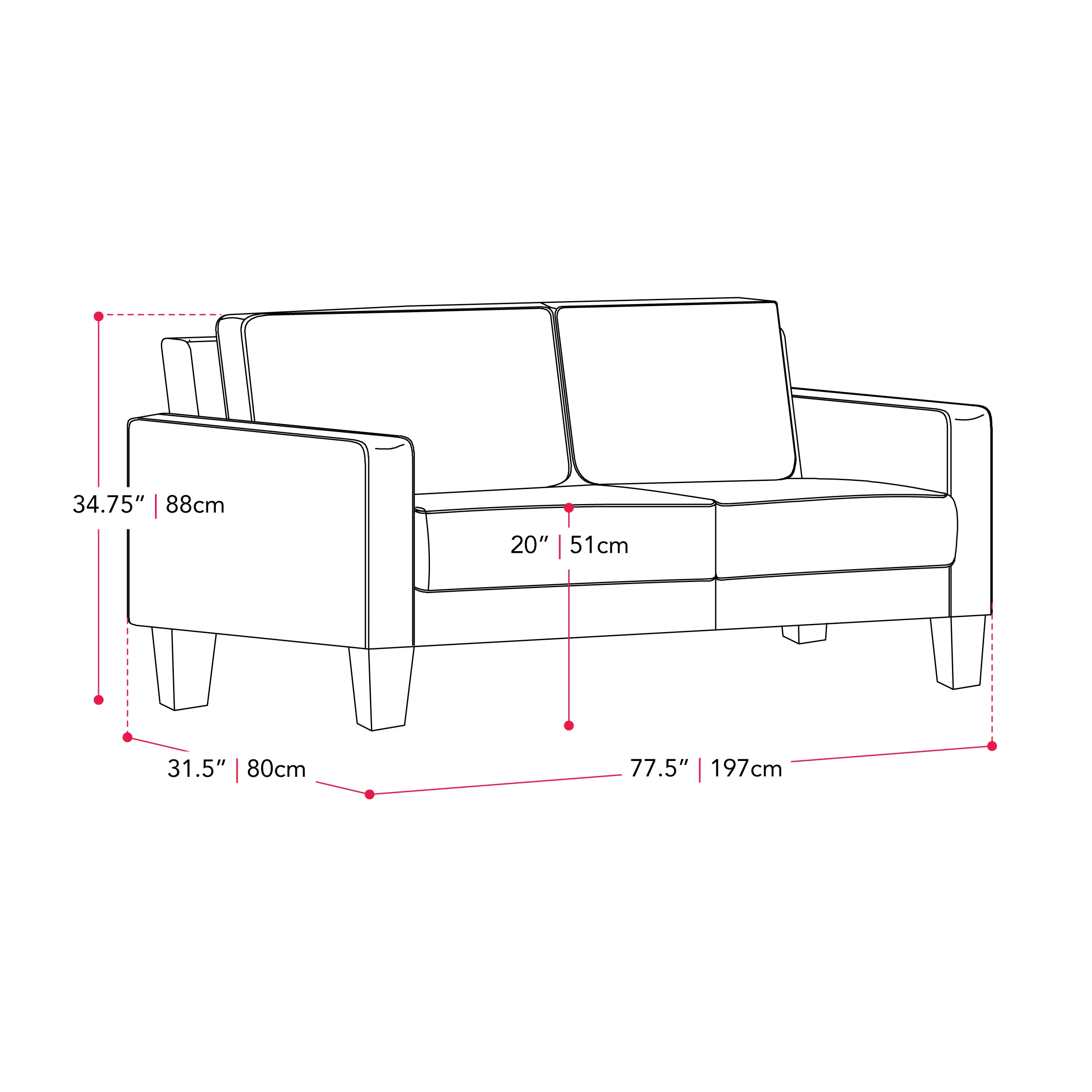 Georgia Taupe Sofa-8