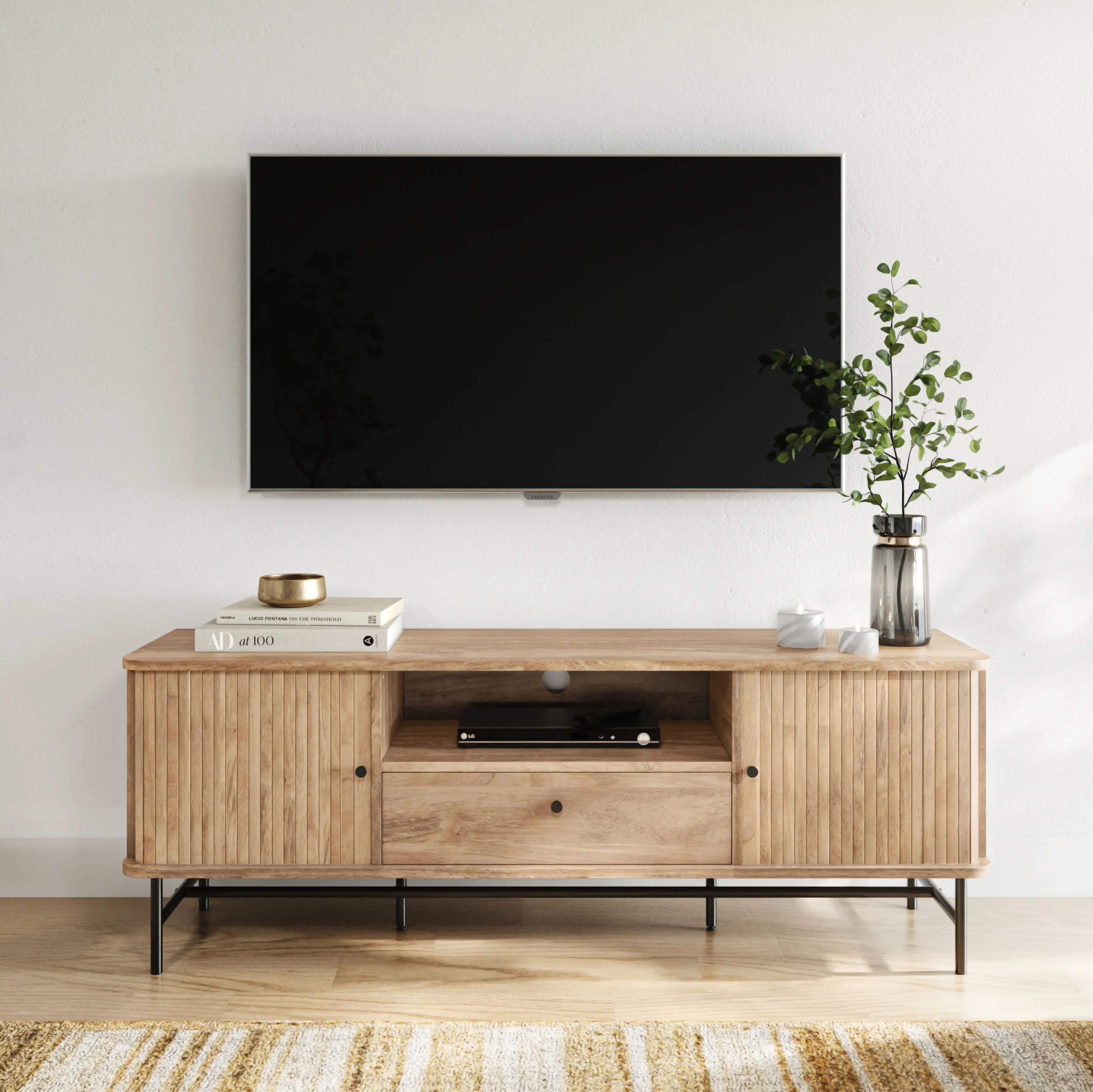 Hikari Light Brown TV Stand-2