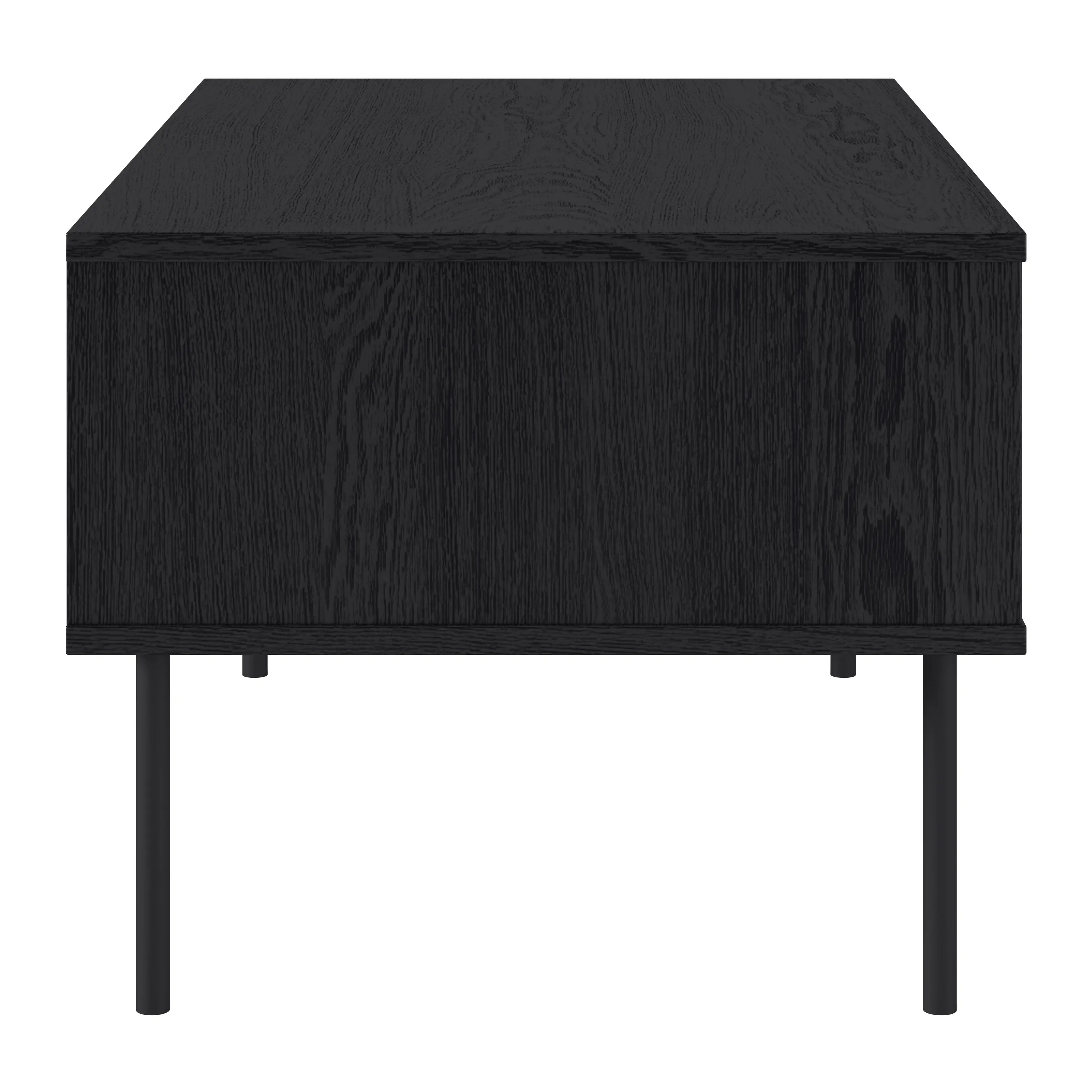 Lysander Black Fluted Coffee Table-4