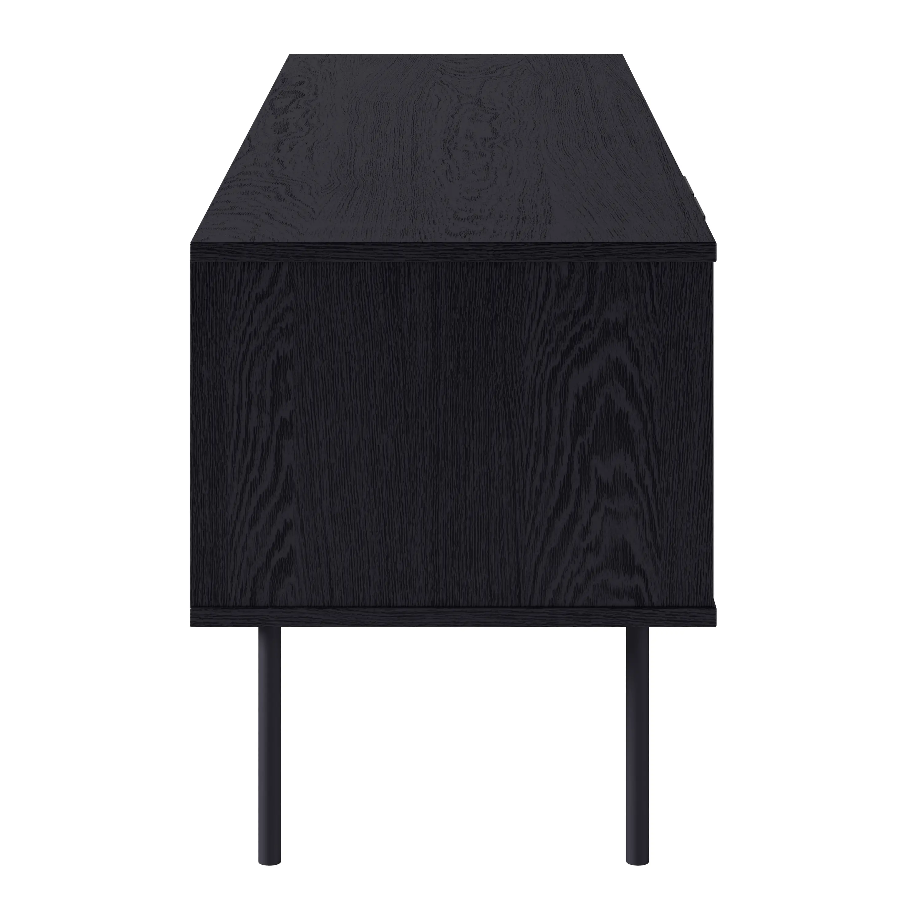 Lysander Black Fluted TV Stand-5