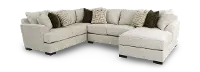 3PC/TRANQUILITY/OPT.4 Tranquility Sand 3 Piece Sectional