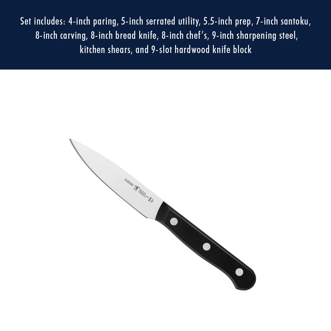 Henckels Solution 10-pc Knife Set with Block-3
