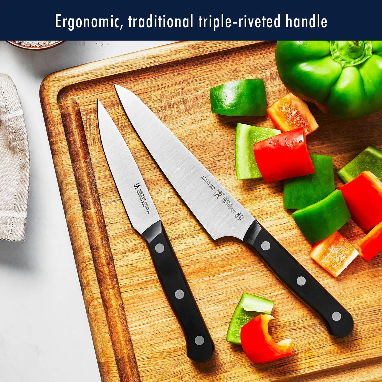Henckels Solution 10-pc Knife Set with Block-7