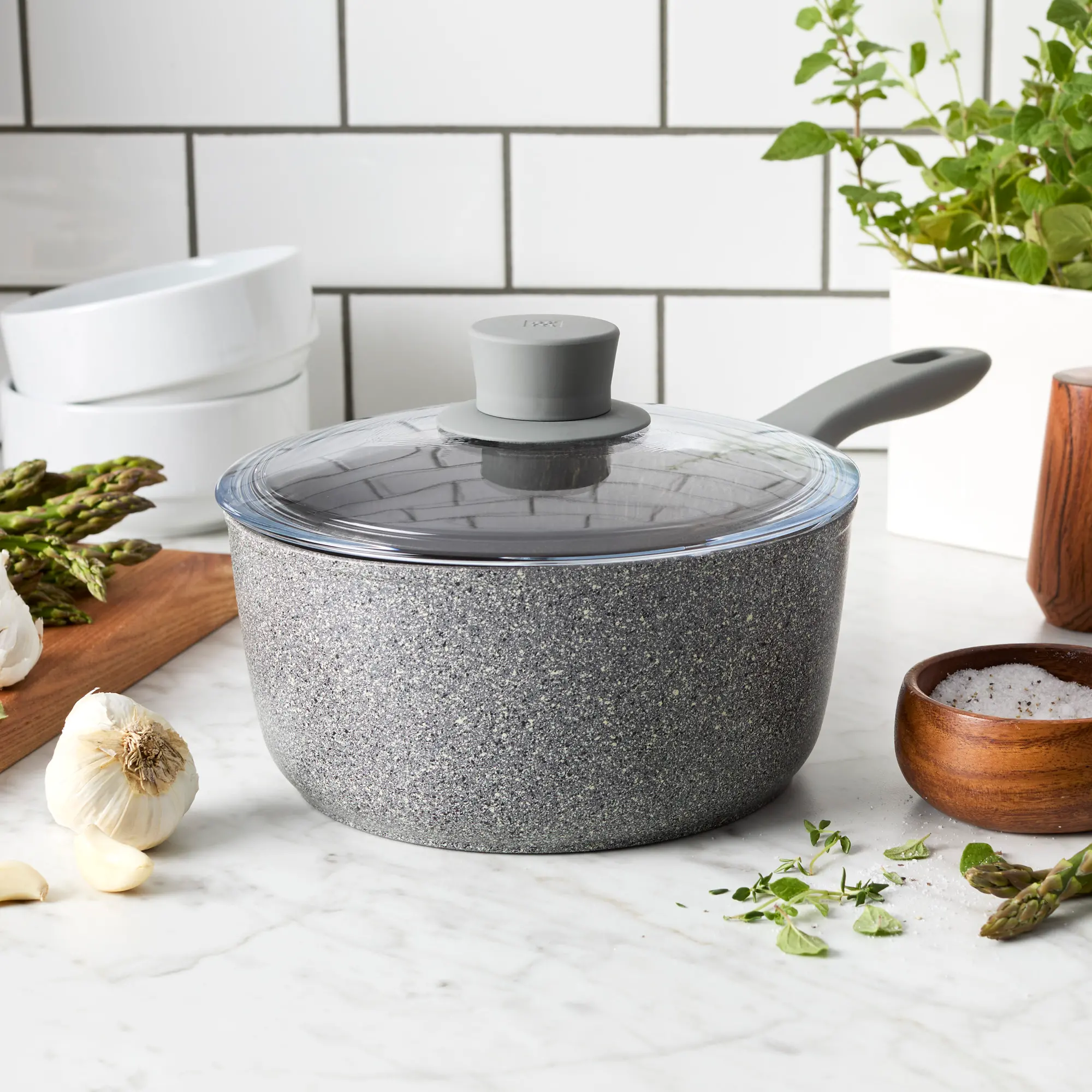 ZWILLING Parma Plus 2.9-qt Aluminum Nonstick Saucepan with Lid-5