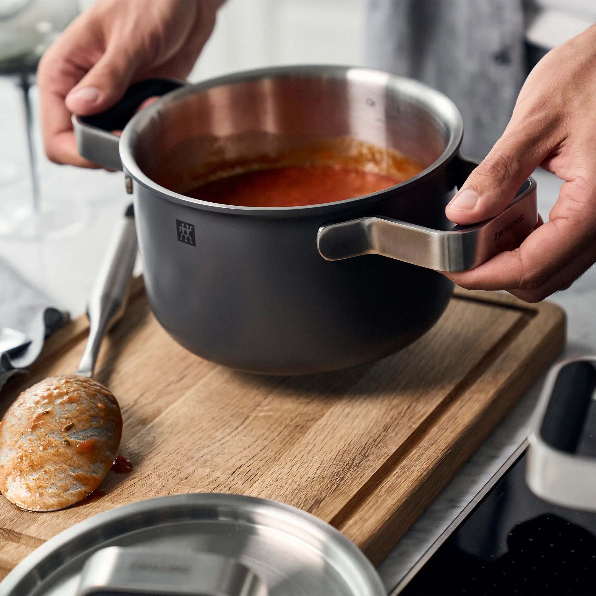 ZWILLING Pure Gray 6 Piece Stainless Steel Cookware Set-3