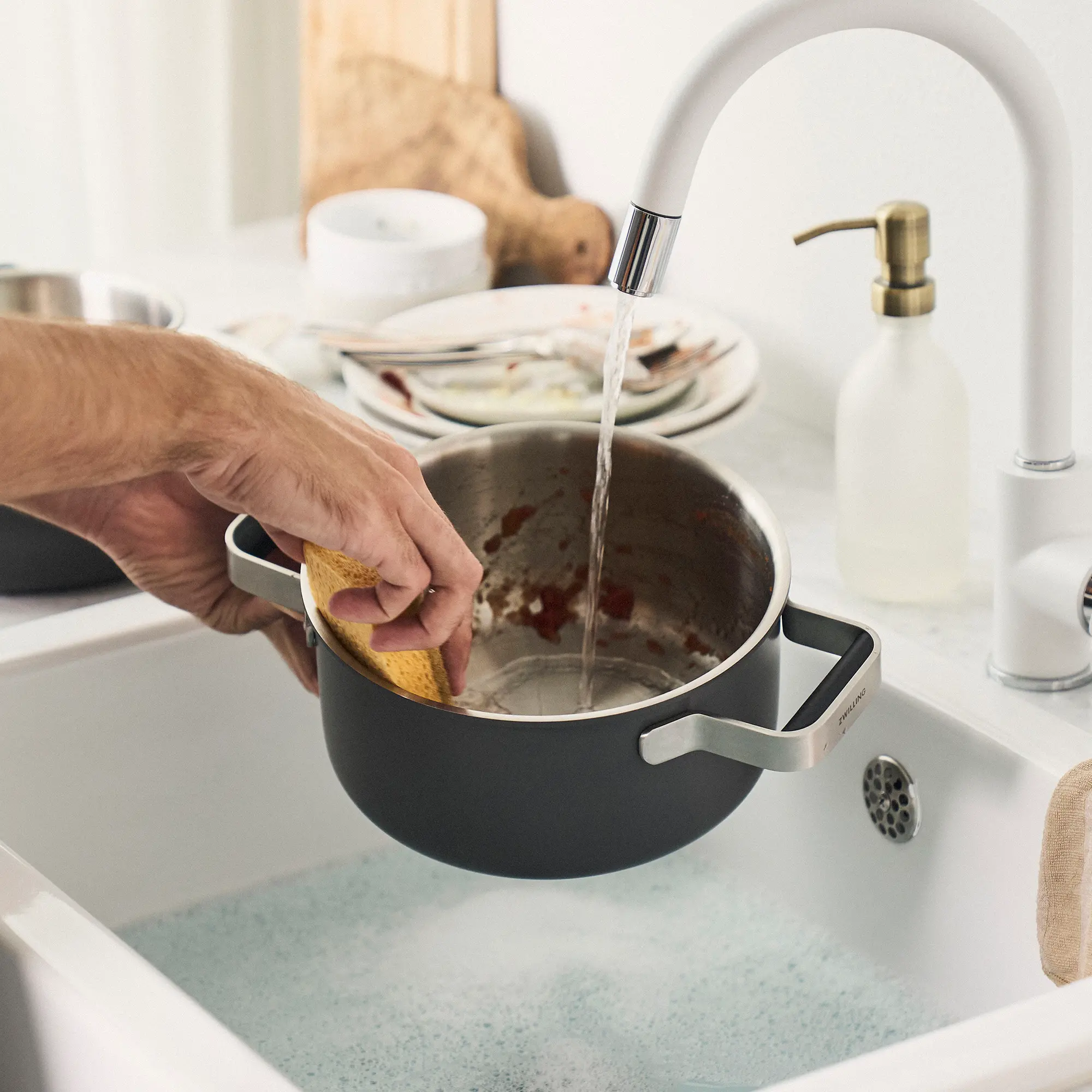 ZWILLING Pure Gray 6 Piece Stainless Steel Cookware Set-5