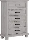 Woodcreek Light Gray Chest of Drawers