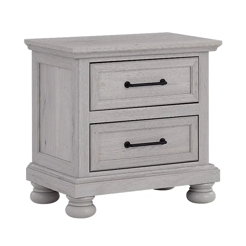 Woodcreek Light Gray Nightstand
