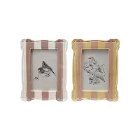 DG0878-A/2-IND Assorted Striped Photo Frame