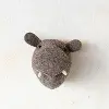 DF8397 Handmade Wool Felt Hippo Head