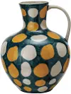 DF9891 4 Quart Hand-Painted Stoneware