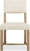 6820-75410-80 Bennett Natural and Cream Upholstered Dining Side Chair