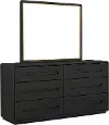 Polaris Black Dresser