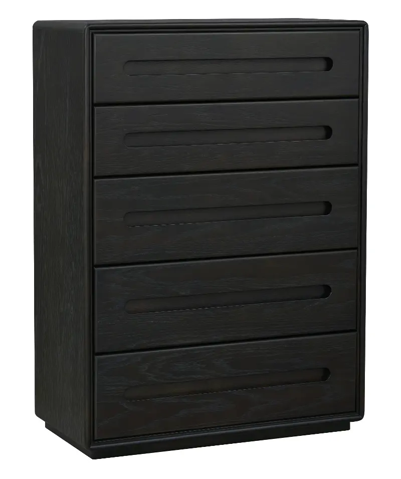 Polaris Black Chest of Drawers