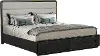 Polaris Espresso King Upholstered Storage Bed