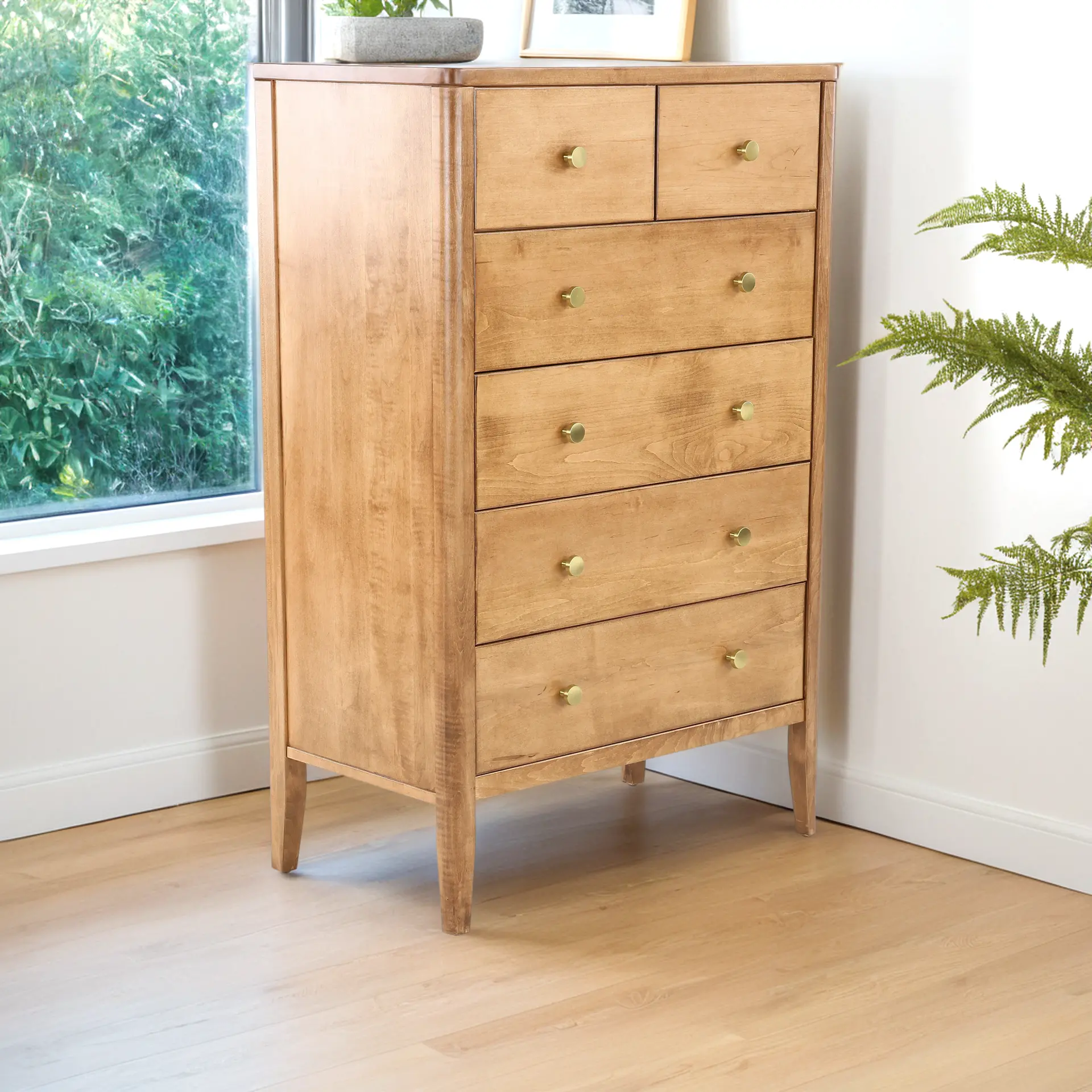Warren Harvest Brown Chest of Drawers-10