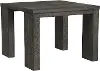 Flex Dark Brown Oak Dining Table with 5-20  Leaves