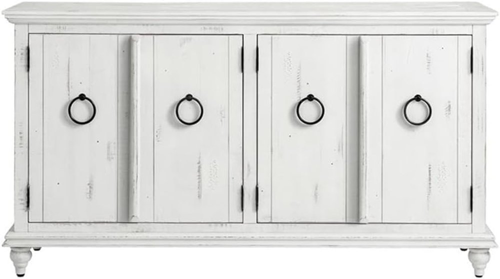 Garden District Antique White Console