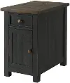 Monterey Black and Brown End Table