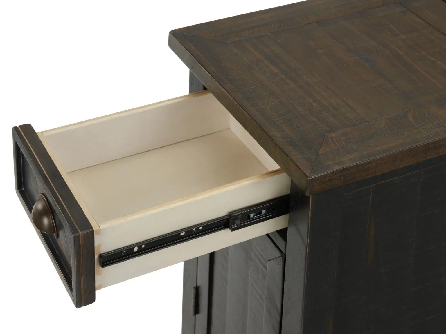 Monterey Black and Brown End Table-5