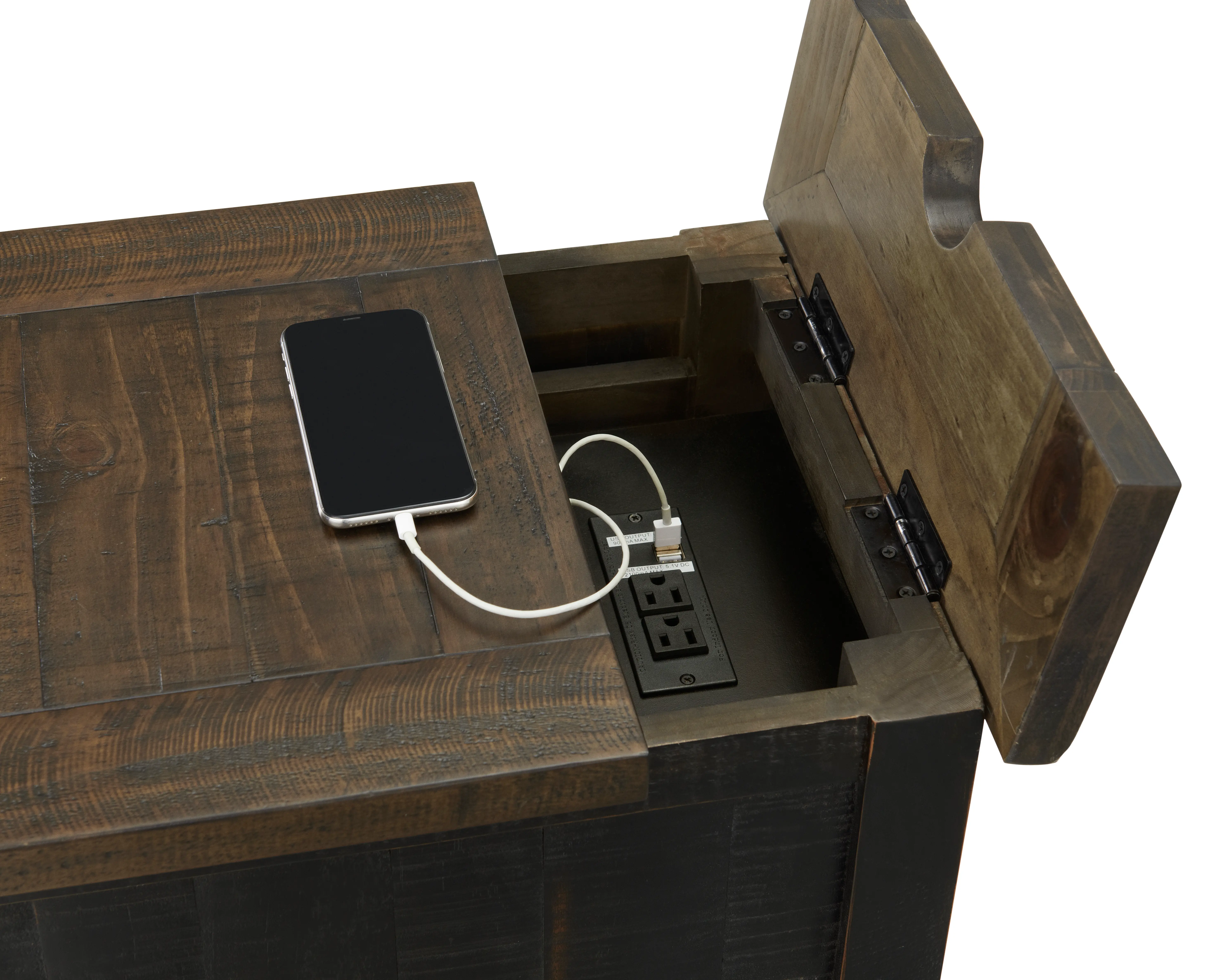 Monterey Black and Brown End Table-6